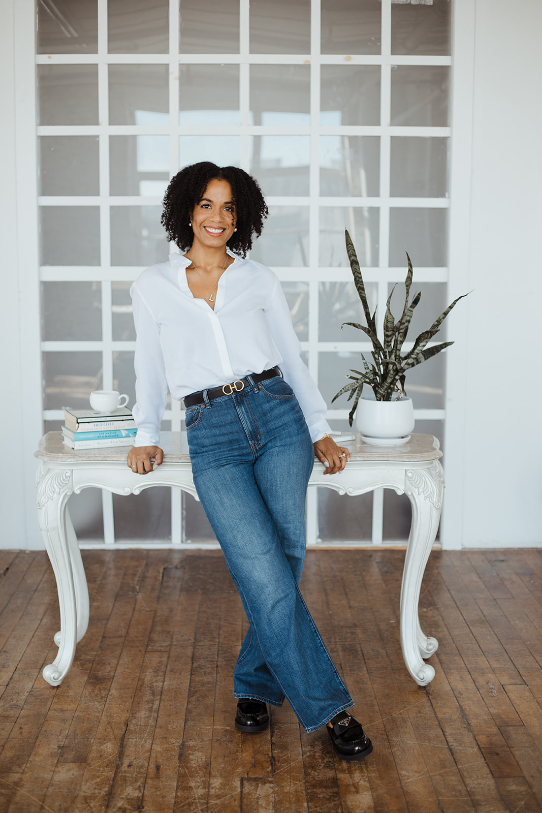 Leya in a professional setting